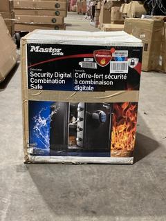 Lot 551  
            Birmingham SR106 - Collection or Optional Delivery Available 

                
MASTER LOCK CERTIFIED FIREPROOF AND WATERPROOF SAFE ORIGINAL RRP £520 (LOCATION: ...