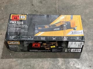 Lot 552  
            Birmingham SR106 - Collection or Optional Delivery Available 

                
JCB 2.5 TONNE DOUBLE PUMP TROLLEY JACK - ‎JCB-TH32515 - ORIGINAL RRP £150 (LOCATI...