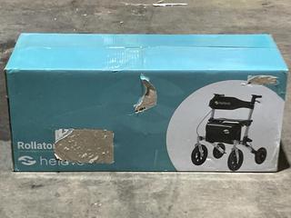 Lot 565  
            Birmingham SR106 - Collection or Optional Delivery Available 

                
HELAVO 4 WHEEL ROLLATOR WALKER WITH SEAT ORIGINAL RRP £179 (LOCATION: RACKINGS )