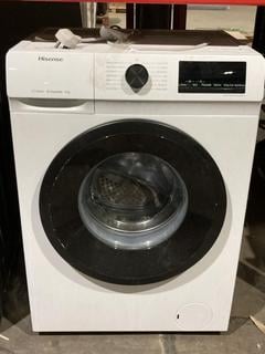 Lot 566  
            Birmingham SR106 - Collection or Optional Delivery Available 

                
HISENSE FREESTANDING FRONT LOAD WASHING MACHINE - WFQP9014EVM - ORIGINAL RRP £289...