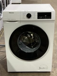Lot 56  
            Birmingham SR106 - Collection or Optional Delivery Available 

                
HISENSE FREESTANDING 9KG WASHING MACHINE IN WHITE - WFQP9014EVM - ORIGINAL RRP £2...