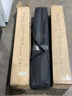 Lot 570  
            Birmingham SR106 - Collection or Optional Delivery Available 

                
VARIOUS ITEMS TO INCLUDE QUICTENT POP UP CANOPIES 3 X 3 WITH BAG (LOCATION: RACKI...