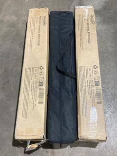 Lot 571  
            Birmingham SR106 - Collection or Optional Delivery Available 

                
VARIOUS ITEMS TO INCLUDE QUICTENT POP UP CANOPIES 3 X 3 WITH BAG (LOCATION: RACKI...