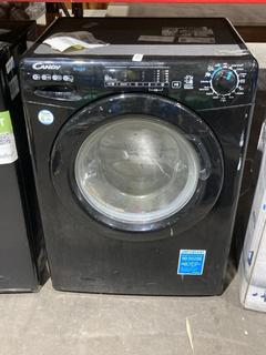 Lot 585  
            Birmingham SR106 - Collection or Optional Delivery Available 

                
CANDY FREESTANDING 9KG WASHING MACHINE IN BLACK - CS 149TWBB4/1-80 - ORIGINAL RRP...