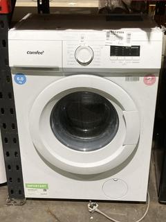 Lot 587  
            Birmingham SR106 - Collection or Optional Delivery Available 

                
COMFEE FREESTANDING 6KG WASHING MACHINE IN WHITE - CFE10EW60/W-UK - ORIGINAL RRP ...