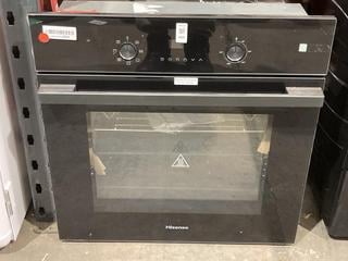 Lot 609  
            Birmingham SR106 - Collection or Optional Delivery Available 

                
HISENSE BUILT IN ELECTRIC SINGLE OVEN - BI64211PB - ORIGINAL RRP £299 (LOCATION: ...