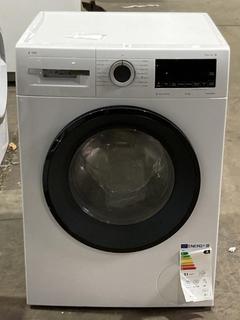 Lot 60  
            Birmingham SR106 - Collection or Optional Delivery Available 

                
BOSCH SERIES 6 10KG FREESTANDING WASHING MACHINE IN WHITE - WGG254F0GB/47 - (0034...