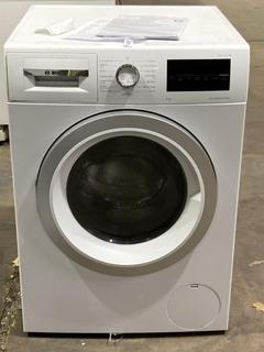 Lot 61  
            Birmingham SR106 - Collection or Optional Delivery Available 

                
BOSCH SERIES 4 FREESTANDING WASHING MACHINE IN WHITE - WAN28258GB - (003436094) -...