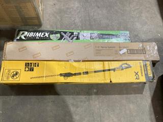 Lot 621  
            Birmingham SR106 - Collection or Optional Delivery Available 

                
VARIOUS ITEMS TO INCLUDE DEWALT POLE HEDGE TRIMMER (LOCATION: RACKINGS)