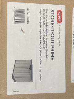 Lot 637  
            Birmingham SR106 - Collection or Optional Delivery Available 

                
KETER STORE IT OUT NOVA OUTDOOR GARDEN STORAGE SHED IN LIGHT GREY - ORIGINAL RRP ...