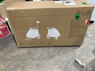 Lot 639  
            Birmingham SR106 - Collection or Optional Delivery Available 

                
HAUCK DUO PLUS 2 IN 11 KIDS BIKE TRAILER AND PUSHCHAIR ORIGINAL RRP £499 (LOCATIO...