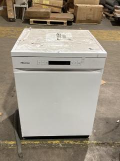 Lot 640  
            Birmingham SR106 - Collection or Optional Delivery Available 

                
HISENSE FREESTANDING DISHWASHER - HS622E90WUK - ORIGINAL RRP £299 (LOCATION: RACK...