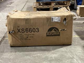 Lot 654  
            Birmingham SR106 - Collection or Optional Delivery Available 

                
AZUMA BANDIT BARREL BBQ CHARCOAL GRILL IN BLACK - ORIGINAL RRP £230 (LOCATION: CH...