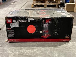 Lot 656  
            Birmingham SR106 - Collection or Optional Delivery Available 

                
EINHELL BENCH DRILL - TE-BD750 E - ORIGINAL RRP £499 (LOCATION: CHAMBER 3)