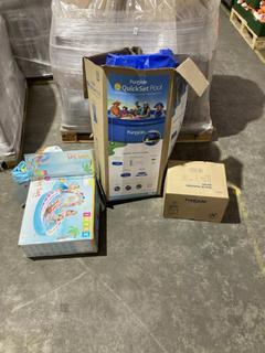 Lot 664  
            Birmingham SR106 - Collection or Optional Delivery Available 

                
FUNSICLE QUICKSET POOL 3.66M TO INCLUDE INTEX WET SET COLLECTION (LOCATION: CHAMB...
