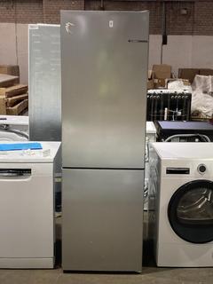 Lot 67  
            Birmingham SR106 - Collection or Optional Delivery Available 

                
BOSCH FREESTANDING 60/40 FRIDGE FREEZER IN SILVER - KGN362LDFG - (003433548) - OR...