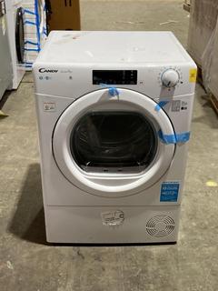 Lot 691  
            Birmingham SR106 - Collection or Optional Delivery Available 

                
CANDY FREESTANDING 9KG CONDENSER DRYER IN WHITE - CSOEC9TG - ORIGINAL RRP £295 (L...