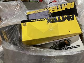 Lot 719  
            Birmingham SR106 - Collection or Optional Delivery Available 

                
PALLET OF VARIOUS CAR PARTS & ACCESSORIES TO INCLUDE BILSTEIN SHOCK ABSORBER (ALL...