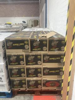 Lot 785  
            Birmingham SR106 - Collection or Optional Delivery Available 

                
PALLET OF CHEETOS JALAPENO E CHEESE FLAVOUR CORN PUFF - BEST BEFORE 04.10.25 (ALL...