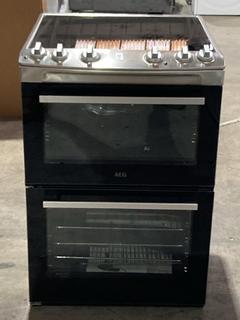 Lot 80  
            Birmingham SR106 - Collection or Optional Delivery Available 

                
AEG ELECTRIC DOUBLE OVEN WITH INDUCTION HOB - CIX6500ABM - (003435921) - ORIGINAL...