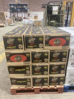 Lot 810  
            Birmingham SR106 - Collection or Optional Delivery Available 

                
PALLET OF CHEETOS JALAPENO E CHEESE FLAVOUR CORN PUFF - BEST BEFORE 04.10.25 (ALL...