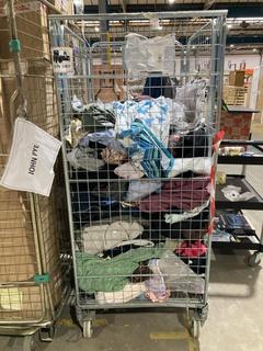 Lot 866  
            Birmingham SR106 - Collection 

                
CAGE OF VARIOUS CLOTHING TO INCLUDE WOMENS ANISTON SELECTED FLORAL SLEEVELESS DRE...