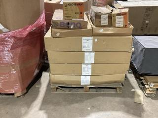 Lot 869  
            Birmingham SR106 - Collection or Optional Delivery Available 

                
PALLET OF ITEMS TO INCLUDE GLOVEMAN CLEAR VINYL POWDER FREE GLOVES (ALL PALLET CO...