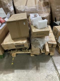 Lot 875  
            Birmingham SR106 - Collection or Optional Delivery Available 

                
PALLET OF ITEMS TO INCLUDE INTEX DOUBLE QUICK II PUMP (ALL PALLET CONTENTS MUST B...