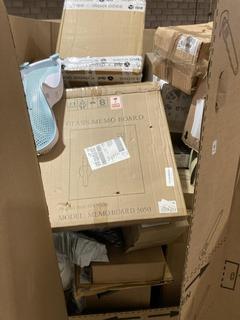Lot 891  
            Birmingham SR106 - Collection or Optional Delivery Available 

                
PALLET OF ITEMS TO INCLUDE ICE CREAM GLASS MEMO BOARD (ALL PALLET CONTENTS MUST B...