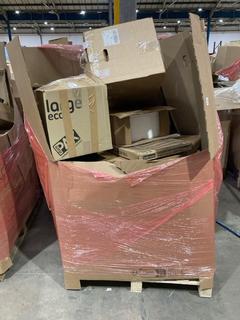 Lot 930  
            Birmingham SR106 - Collection or Optional Delivery Available 

                
PALLET OF ITEMS TO INCLUDE SAFETOTS WOODEN BED RAIL STANDARD 110CM WIDE X 38CM TA...