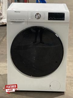 Lot 9  
            Birmingham SR106 - Collection or Optional Delivery Available 

                
HISENSE FREESTANDING FRONT LOAD WASHER DRYER - WDA8014EVJM - ORIGINAL RRP £369 (L...
