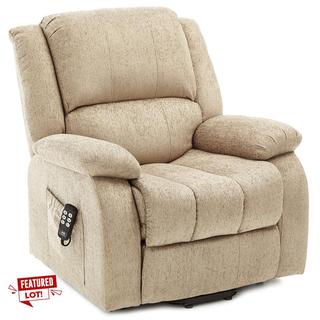 Lot 101  
            Birmingham SR103  - Collection or Optional Delivery Available 

                
CARECO REFURBISHED OATMEAL FABRIC MAXICOMFORT OASIS ORIGINAL RRP £669.99