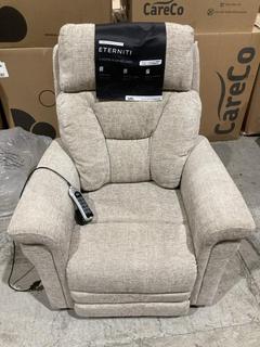 Lot 105  
            Birmingham SR103  - Collection or Optional Delivery Available 

                
CARECO REFURBISHED PETITE SAHARA COMFOURT SEEKER ETERNITY WITH HEAT AND MASSAGE O...