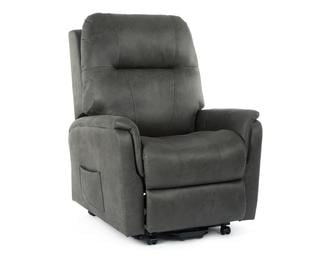 Lot 127  
            Birmingham SR103  - Collection or Optional Delivery Available 

                
CARECO REFURBISHED IRON GREY QUATTRO DELUXE RISER RECLINER ORIGINAL RRP £999.99
