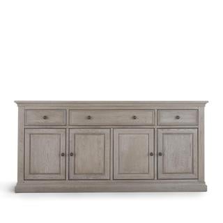 Lot 12  
            Birmingham SR103  - Collection or Optional Delivery Available 

                
OAK FURNITURELAND BURLEIGH LIGHT GREY EXTRA LARGE SIDEBOARD - SOLID HARDWOOD ORIG...