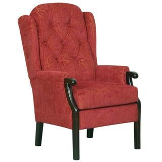 Lot 141  
            Birmingham SR103  - Collection or Optional Delivery Available 

                
CARECO REFURBISHED TERRACOTTA WENTWOOD FIRESIDE CHAIR ORIGINAL RRP £400