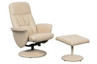 Lot 145  
            Birmingham SR103  - Collection or Optional Delivery Available 

                
CARECO REFURBISHED CREAM BARI SWIVEL RECLINER ORIGINAL RRP £220