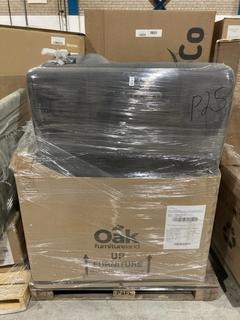 Lot 249  
            Birmingham SR103  - Collection or Optional Delivery Available 

                
OAK FURNITURELAND PALLET OF PARTS TO INCLUDE PART ARABELLA 2 SEATER RECLINER SOFA...