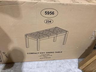 Lot 253  
            Birmingham SR103  - Collection or Optional Delivery Available 

                
CORNDELL FURNITURE COMPACT EXTENDABLE DINING TABLE NATURAL OIL