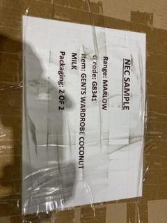 Lot 259  
            Birmingham SR103  - Collection or Optional Delivery Available 

                
PALLET OF PARTS TO INCLUDE FULL HANGING WARDROBE (BOX 1 OF 2) (KERBSIDE PALLET DE...