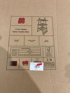 Lot 284  
            Birmingham SR103  - Collection or Optional Delivery Available 

                
JOHN LEWIS & PARTNERS 3 TIER HEATED INDOOR AIRER ORIGINAL RRP £100