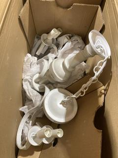 Lot 294  
            Birmingham SR103  - Collection or Optional Delivery Available 

                
JOHN LEWIS & PARTNERS PALLET TO INCLUDE CARLITA 5 ARM SHADED CEILING LIGHT (KERBS...