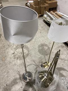 Lot 319  
            Birmingham SR103  - Collection or Optional Delivery Available 

                
JOHN LEWIS & PARTNERS PALLET OF ASSORTED FLOOR LAMPS TO INCLUDE ZELLA FLOOR LAMP ...