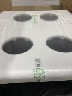 Lot 338  
            Birmingham SR103  - Collection or Optional Delivery Available 

                
HISENSE INTEGRATED BUILT IN COOKER HOB BLACK (HI6401BSC) ORIGINAL RRP £229