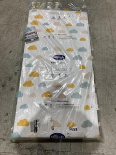Lot 372  
            Birmingham SR103  - Collection or Optional Delivery Available 

                
SILENTNIGHT COT MATTRESS 70CM X 140CM