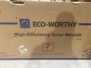 Lot 403  
            Birmingham SR103  - Collection or Optional Delivery Available 

                
ECO WORTH HIGH EFFICIENCY SOLAR MODULE ORIGINAL RRP £129