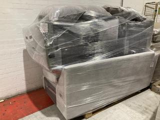 Lot 442  
            Birmingham SR103  - Collection or Optional Delivery Available 

                
PALLET OF OAK FURNITURELAND PARTS TO INCLUDE PART DYLAN 3 SEATER ELECTRIC RECLINE...