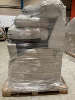 Lot 450  
            Birmingham SR103  - Collection or Optional Delivery Available 

                
PALLET OF OAK FURNITURELAND PARTS TO INCLUDE PART MALVERN MIDDLE ARMLESS MODULE I...