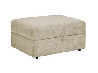 Lot 46  
            Birmingham SR103  - Collection or Optional Delivery Available 

                
OAK FURNITURELAND MALVERN STORAGE FOOTSTOOL IN BEIGE FABRIC ORIGINAL RRP £529.99