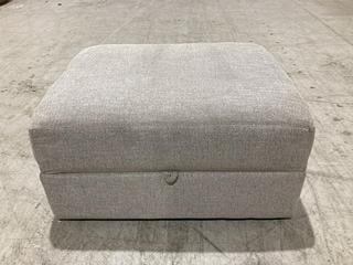 Lot 50  
            Birmingham SR103  - Collection or Optional Delivery Available 

                
OAK FURNITURELAND MORGAN STORAGE FOOTSTOOL IN SANTOS MINK ORIGINAL RRP £499.99